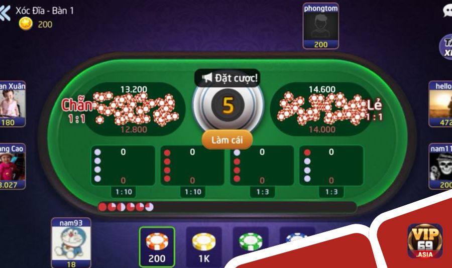 Cách chơi xóc đĩa Vip69 chi tiết cho lính mới