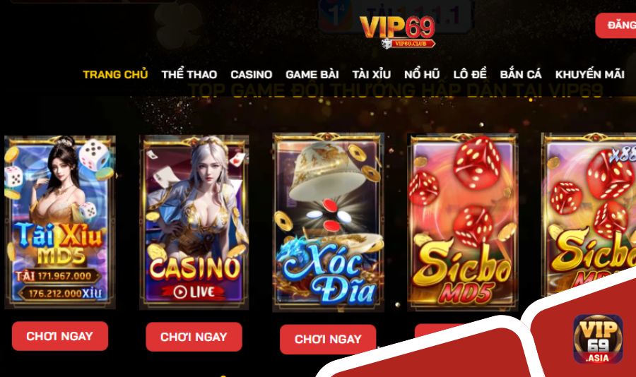 Giới thiệu xóc đĩa Vip69 - Sân chơi cá cược đỉnh cao